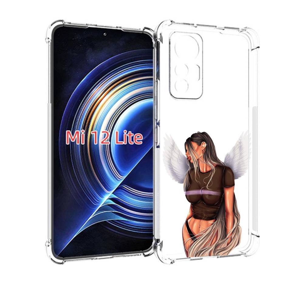 

Чехол MyPads девушка-ангел-с-крыльями женский для Xiaomi 12 Lite, Прозрачный, Tocco