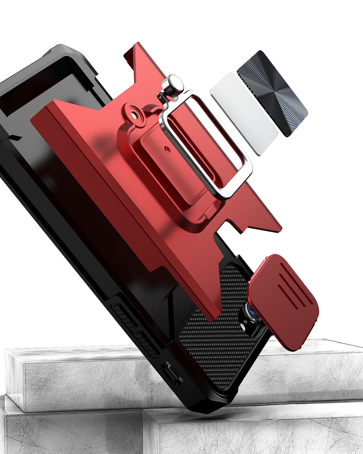 

Противоударный чехол Сard Reader Case для iPhone 6/6s ,красный, 394729012