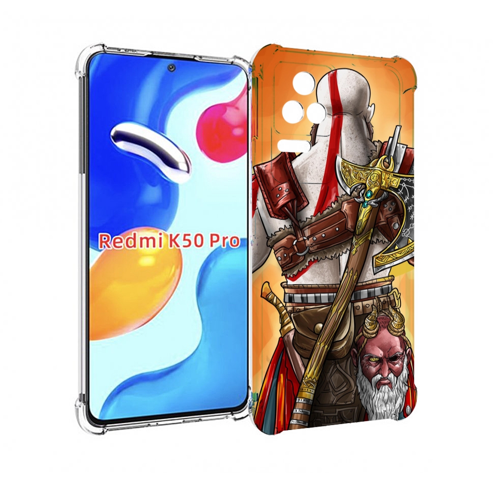 

Чехол MyPads God of War для Xiaomi Redmi K50 / K50 Pro, Прозрачный, Tocco