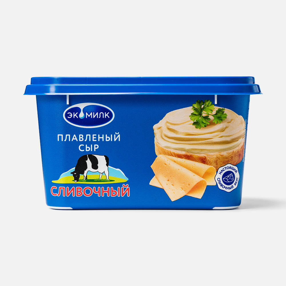 Сыр Экомилк плавленый сливочный 55% 400 г