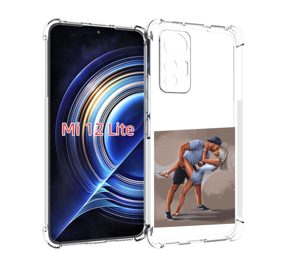 

Чехол MyPads девушка с парнем танцуют женский для Xiaomi 12 Lite, Прозрачный, Tocco