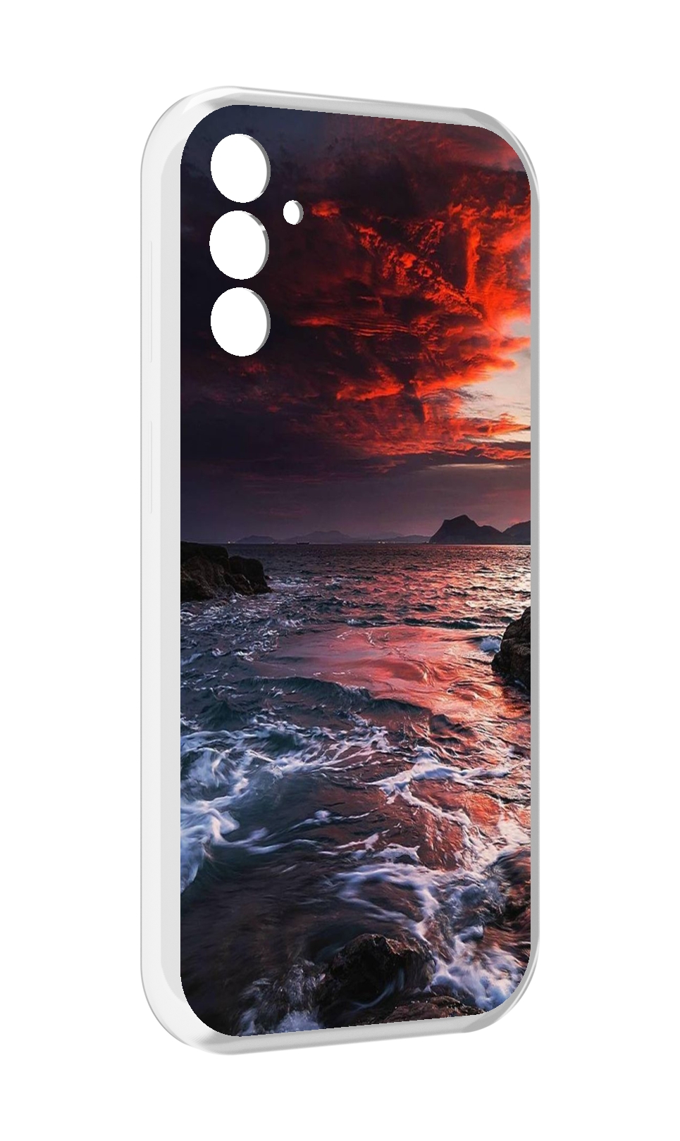

Чехол MyPads красивый залив для Samsung Galaxy M13, Прозрачный, Tocco