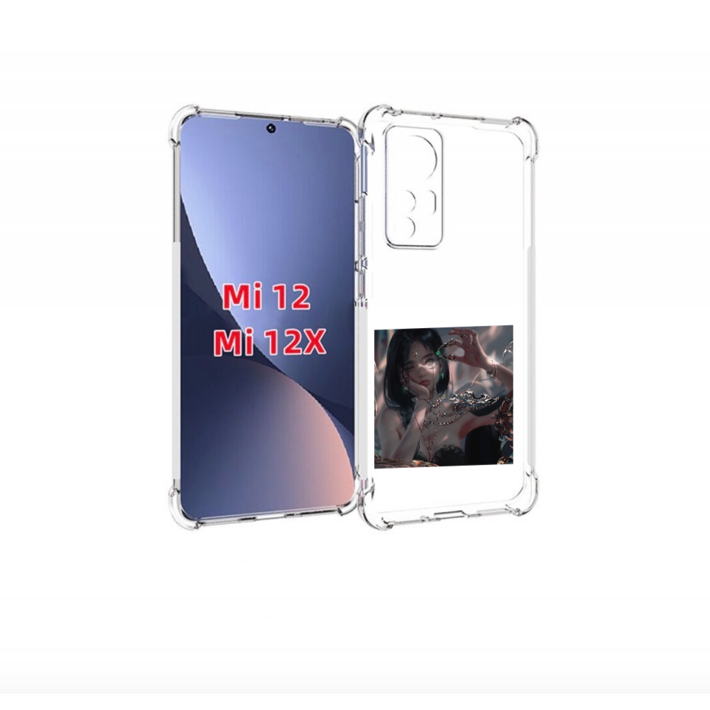 

Чехол бампер MyPads девушка-с-алмазом для Xiaomi 12., Прозрачный, Tocco