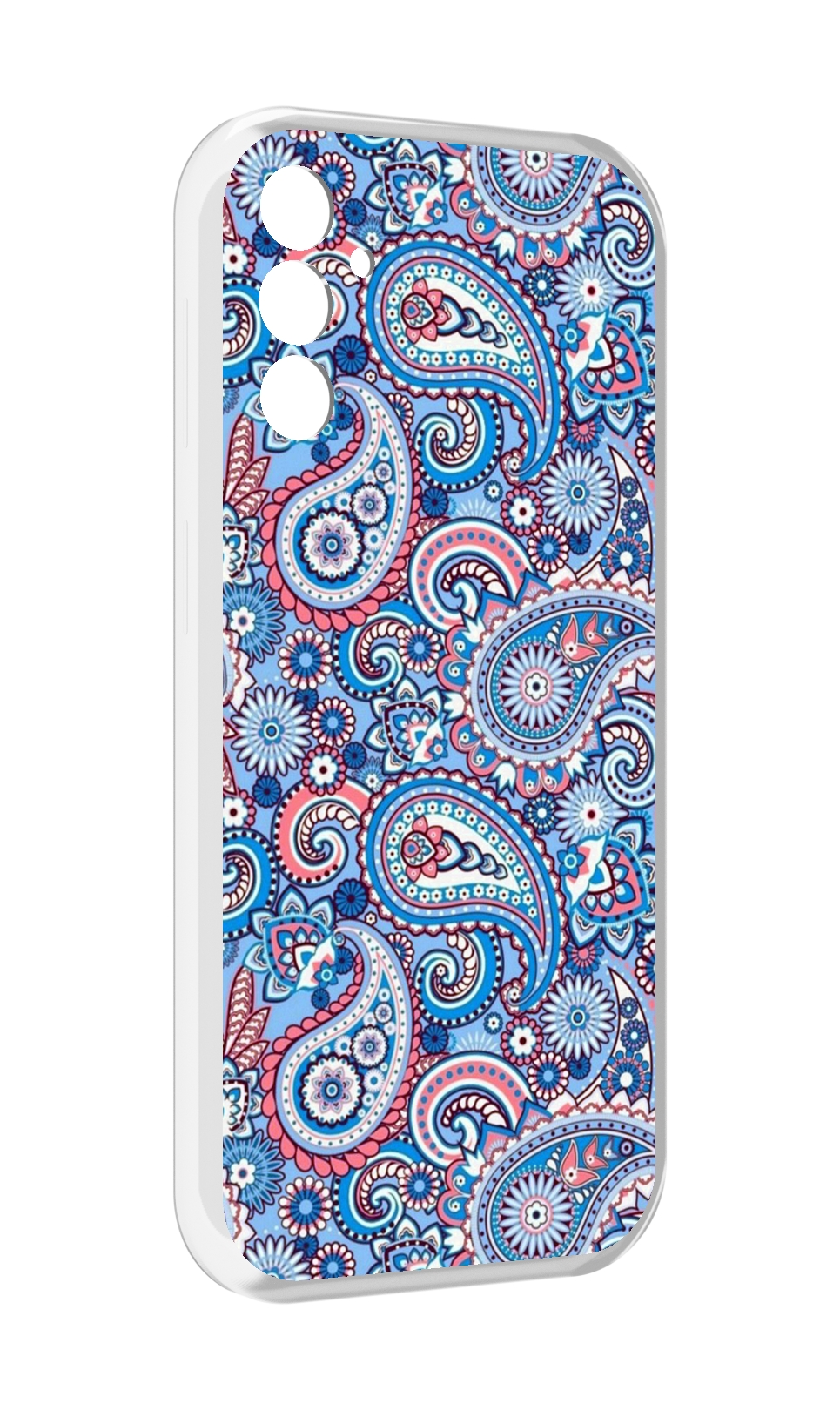 

Чехол MyPads красивый голубой арнамент для Samsung Galaxy M13, Прозрачный, Tocco