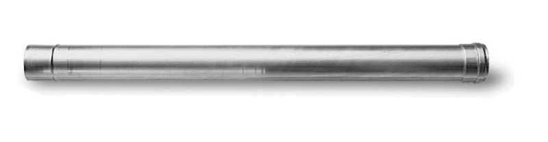 фото Baxi труба алюминиевая dn 80 мм, длина 1000 мм