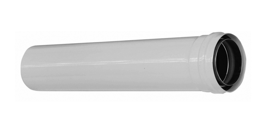 фото Baxi труба эмалированная с внешней изоляцией dn 80 мм, длина 1000 мм