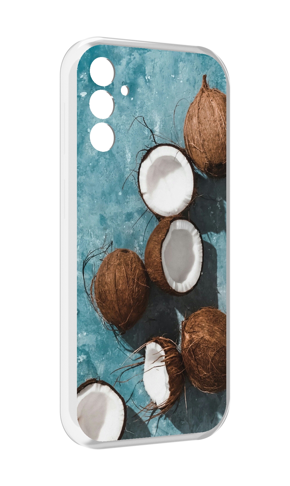 

Чехол MyPads красивые-кокосы для Samsung Galaxy M13, Прозрачный, Tocco