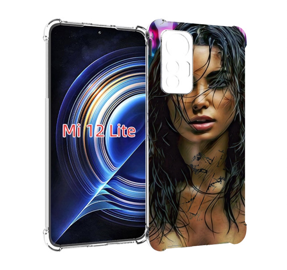 

Чехол MyPads девушка с мокрыми волосами женский для Xiaomi 12 Lite, Прозрачный, Tocco