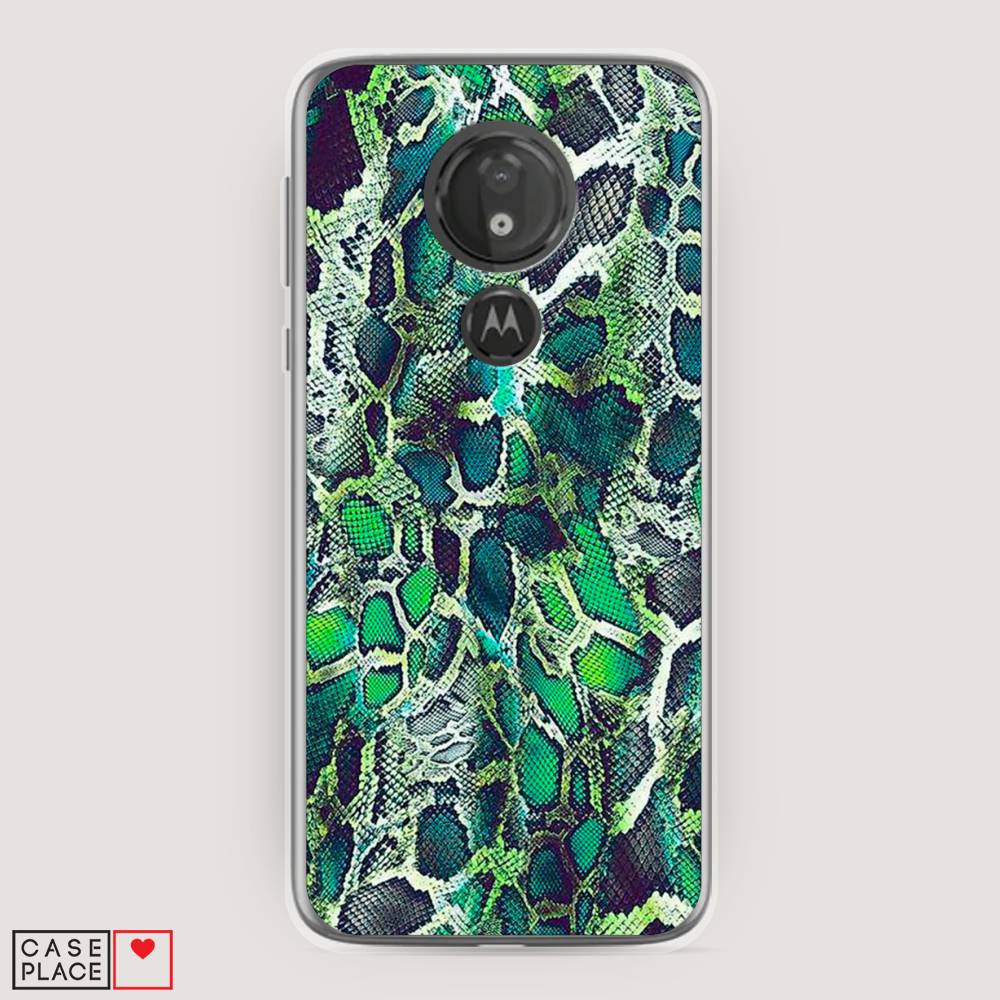 

Чехол Awog на Motorola Moto G7 Power / Моторола Мото G7 Power "Зеленая кожа змеи", Разноцветный, 241350-3