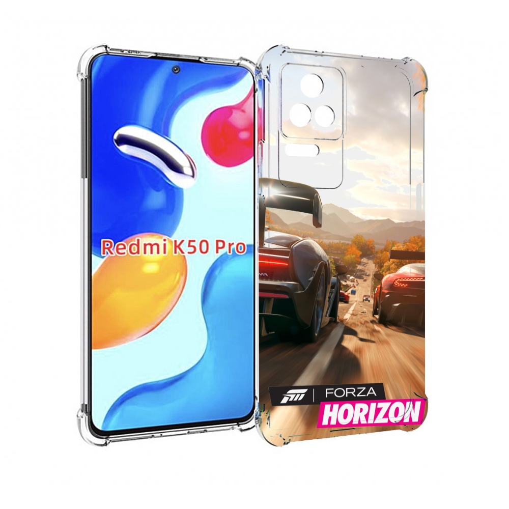 

Чехол MyPads Forza Horizon для Xiaomi Redmi K50 / K50 Pro, Прозрачный, Tocco