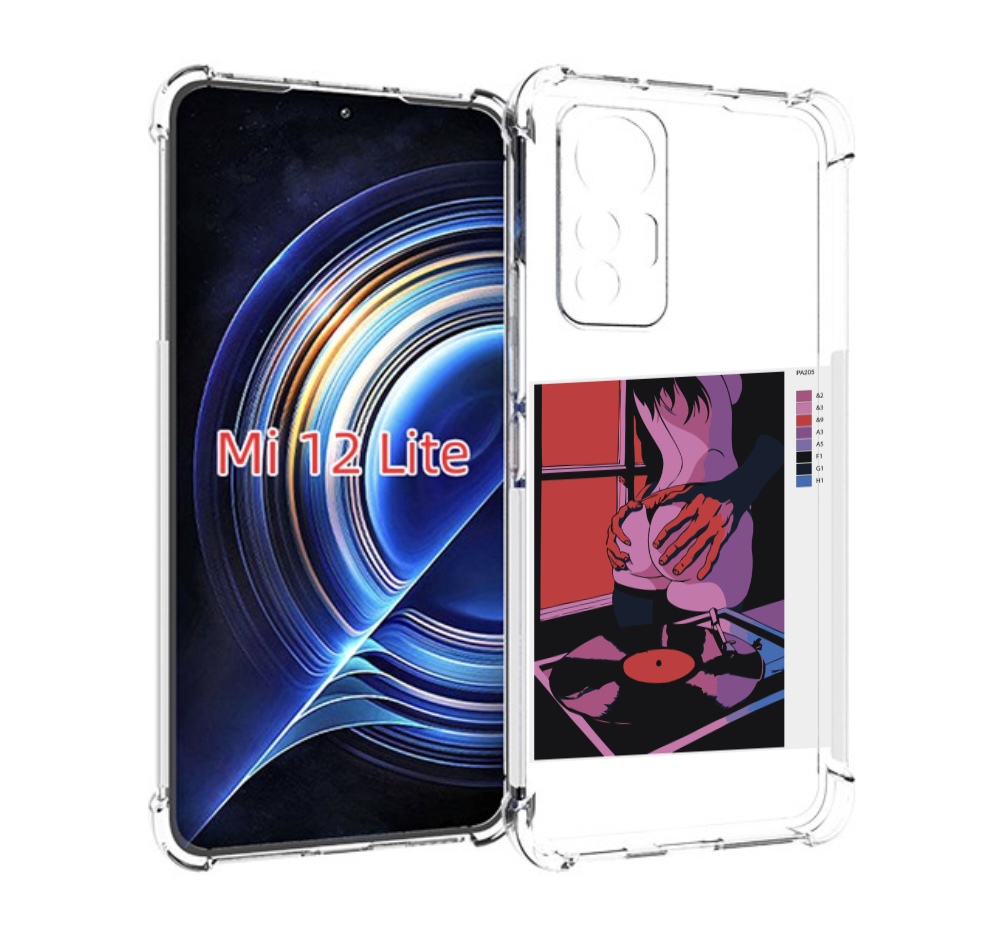 

Чехол MyPads девушка красивая сзади женский для Xiaomi 12 Lite, Прозрачный, Tocco