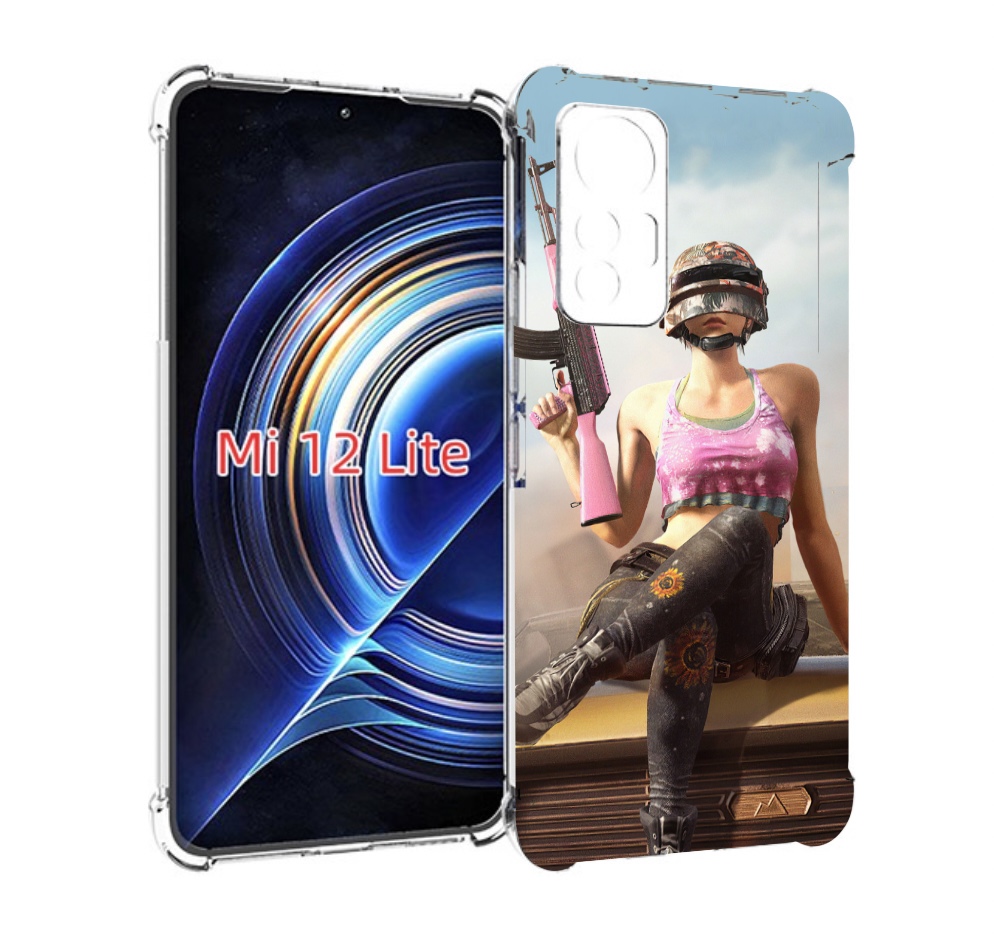

Чехол MyPads девушка из PUBG для Xiaomi 12 Lite, Прозрачный, Tocco