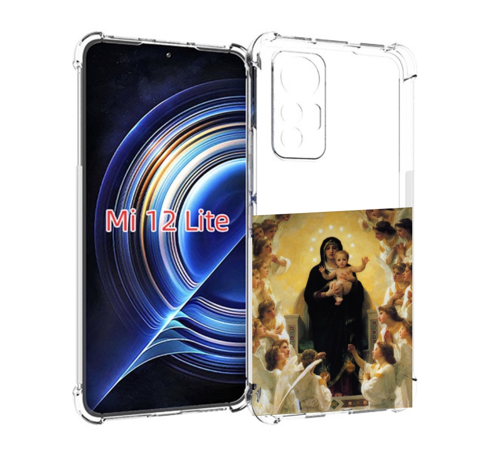 

Чехол MyPads дева-мария для Xiaomi 12 Lite, Прозрачный, Tocco