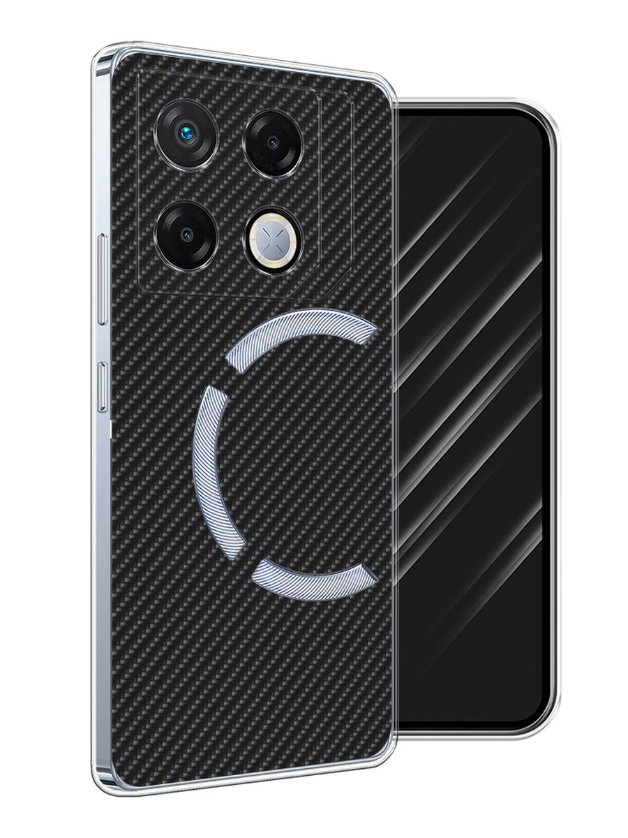 

Чехол Awog на Infinix GT 20 Pro "Черный карбон", 3106250-1
