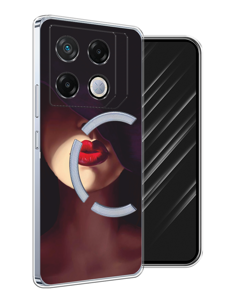 

Чехол Awog на Infinix GT 20 Pro "Красные губы", Черный;бежевый;красный, 3106250-1