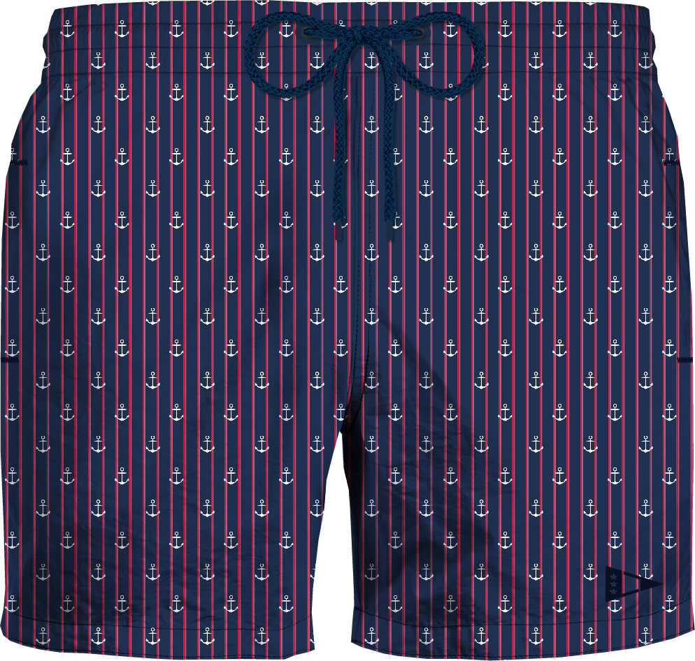 Повседневные шорты мужские Scuola Nautica Italiana 138362 фиолетовые 2XL