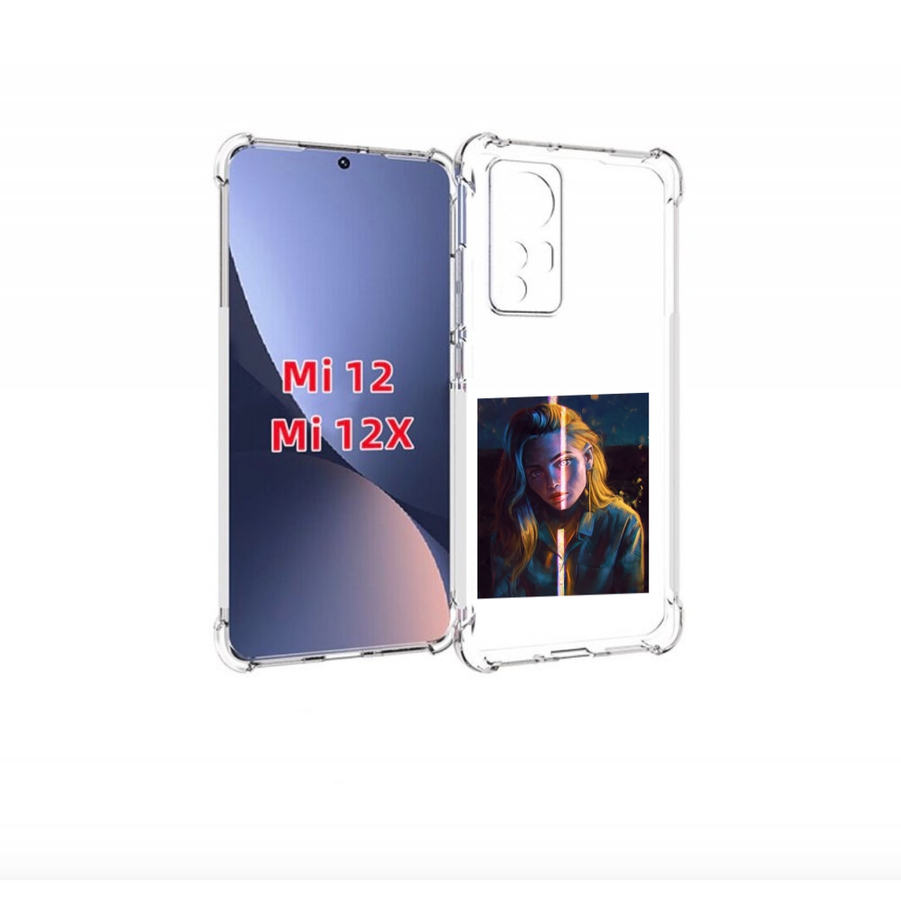 

Чехол бампер MyPads девушка-в-тени для Xiaomi 12., Прозрачный, Tocco