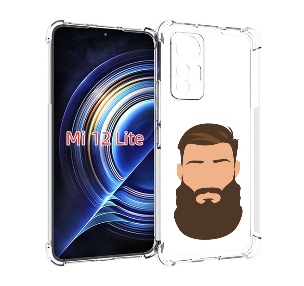 

Чехол MyPads густая-борода для Xiaomi 12 Lite, Прозрачный, Tocco