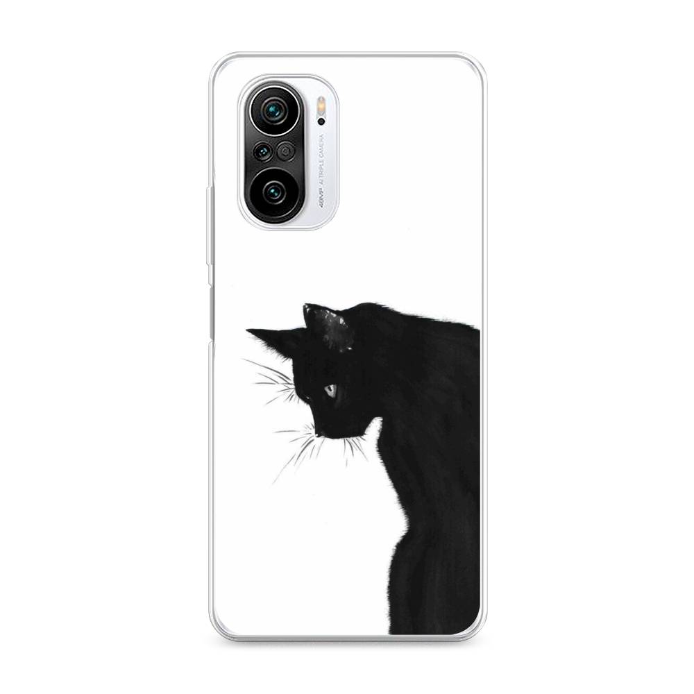 

Чехол Awog на Xiaomi Redmi K40 "Black cat", Разноцветный, 310950-1