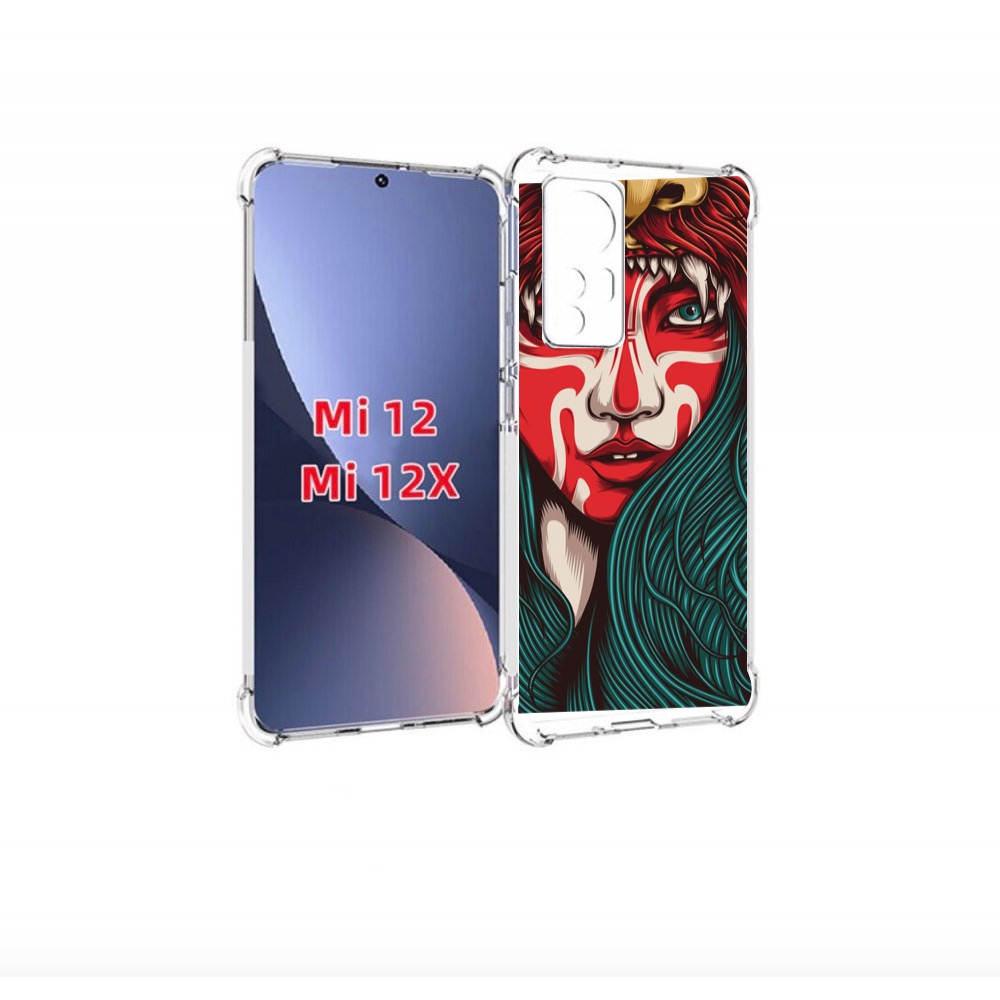 

Чехол бампер MyPads девушка-в-маскировке для Xiaomi 12., Прозрачный, Tocco