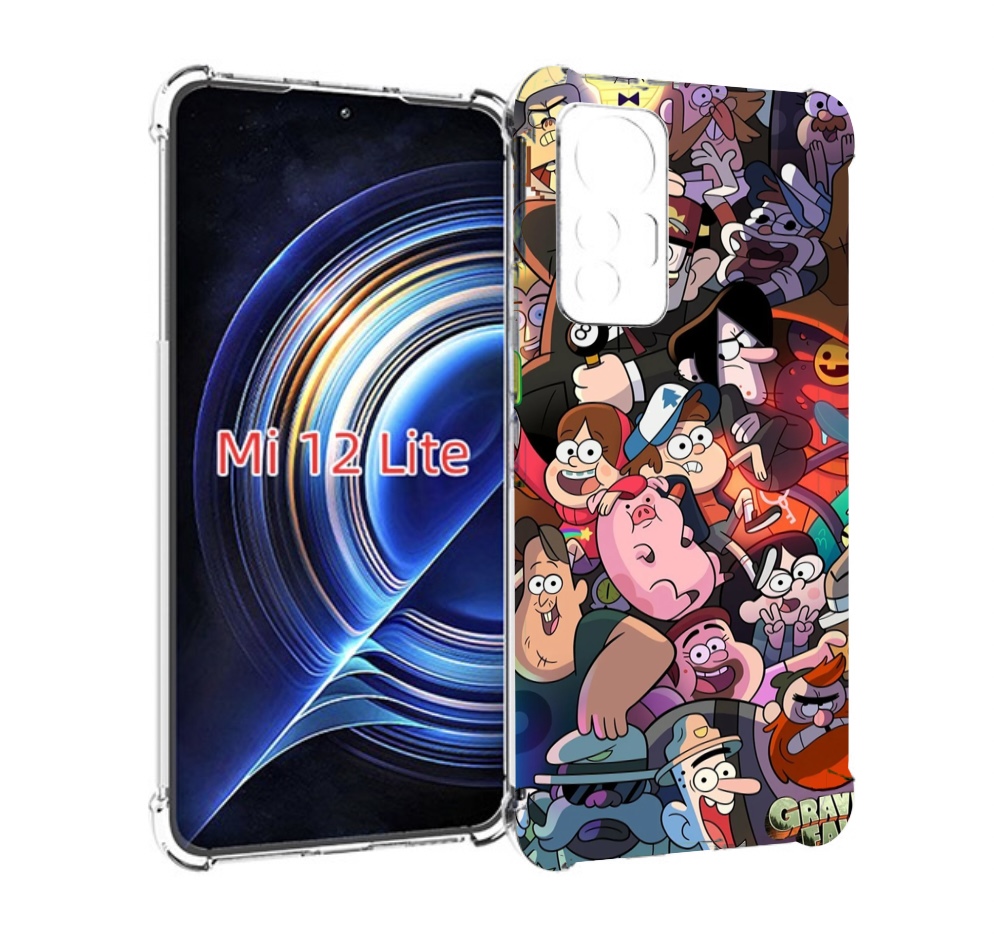 

Чехол MyPads гравити-фолз для Xiaomi 12 Lite, Прозрачный, Tocco