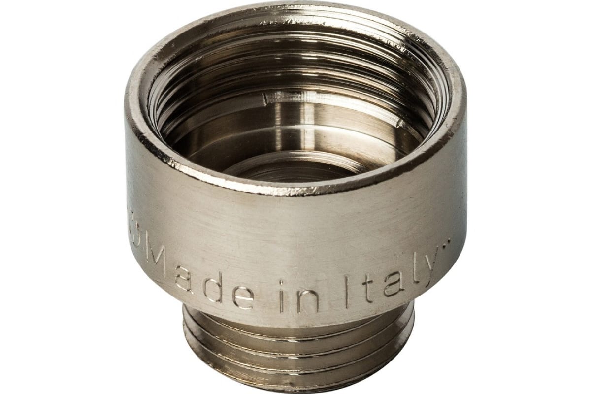 

STOUT Переходник под ключ ВН 3/4" x 1/2" никелированная, Серебристый