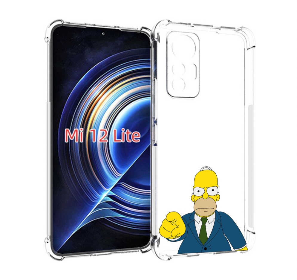 

Чехол MyPads гомер-злой для Xiaomi 12 Lite, Прозрачный, Tocco