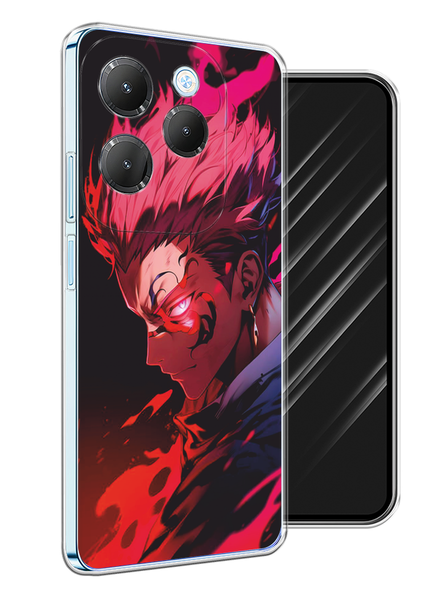 

Чехол Awog на Infinix HOT 40 "Взгляд Сукуны", Розовый;красный;черный, 3105250-1