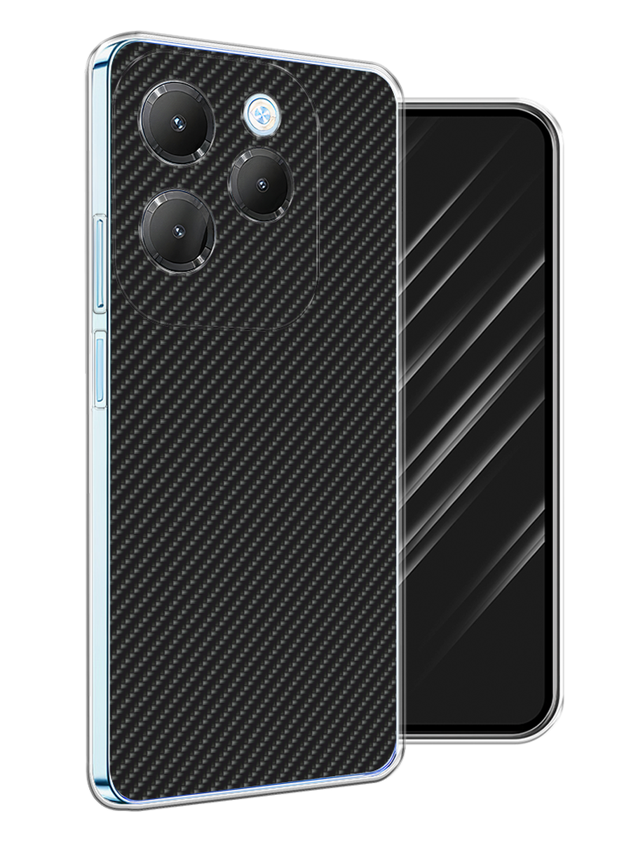 

Чехол Awog на Infinix HOT 40 "Черный карбон", 3105250-1
