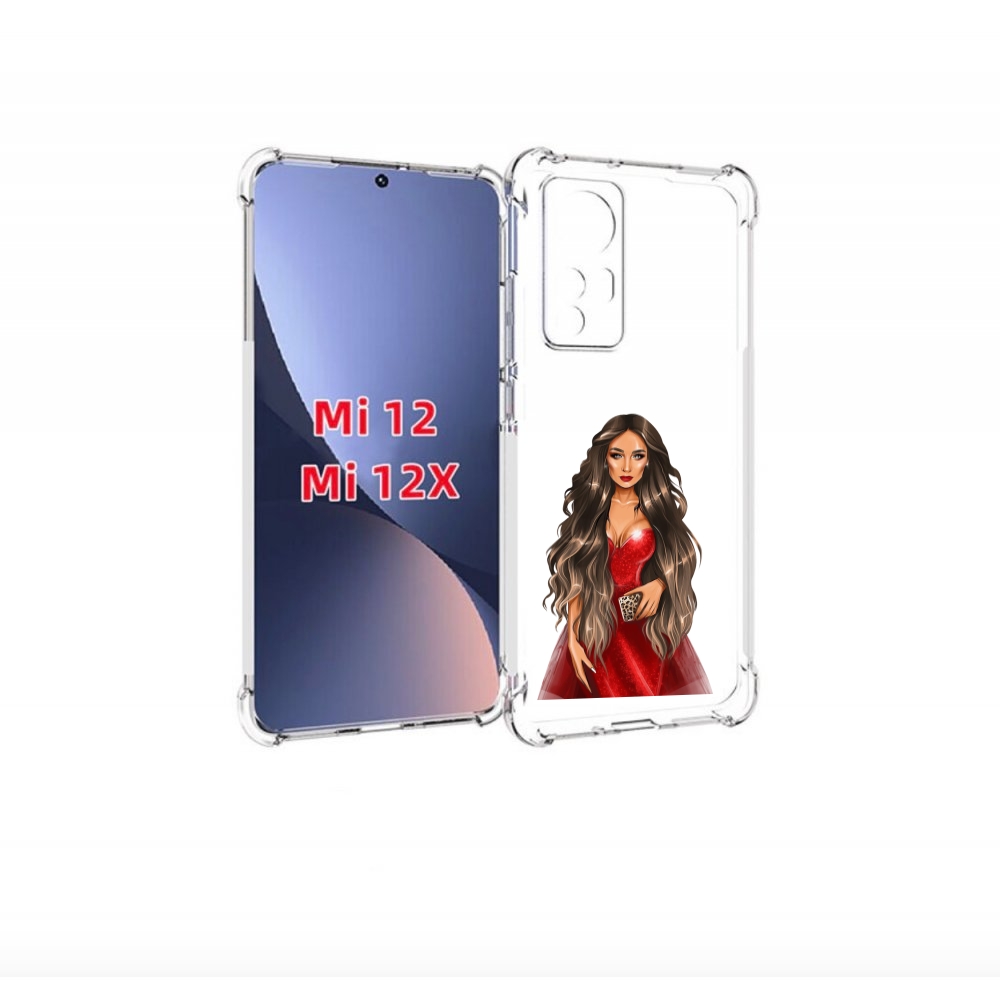 

Чехол бампер MyPads девушка-в-вечернем-платье женский для Xiaomi, Прозрачный, Tocco