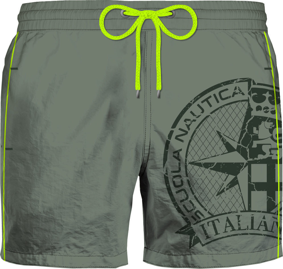 Спортивные шорты мужские Scuola Nautica Italiana 138308 хаки M