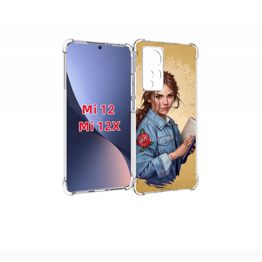 

Чехол бампер MyPads девушка-в-бежевом-фоне для Xiaomi 12., Прозрачный, Tocco