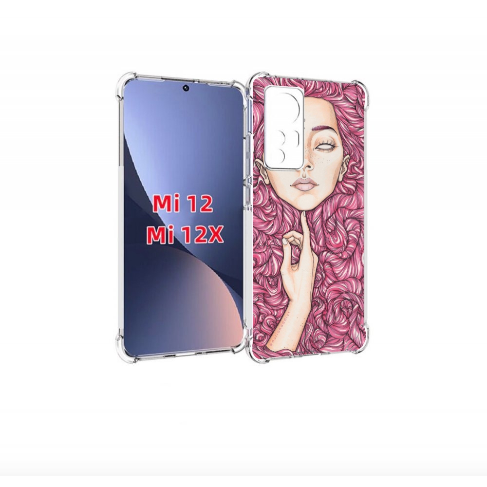 

Чехол бампер MyPads девушка утонула в волосах женский для Xiaomi, Прозрачный, Tocco