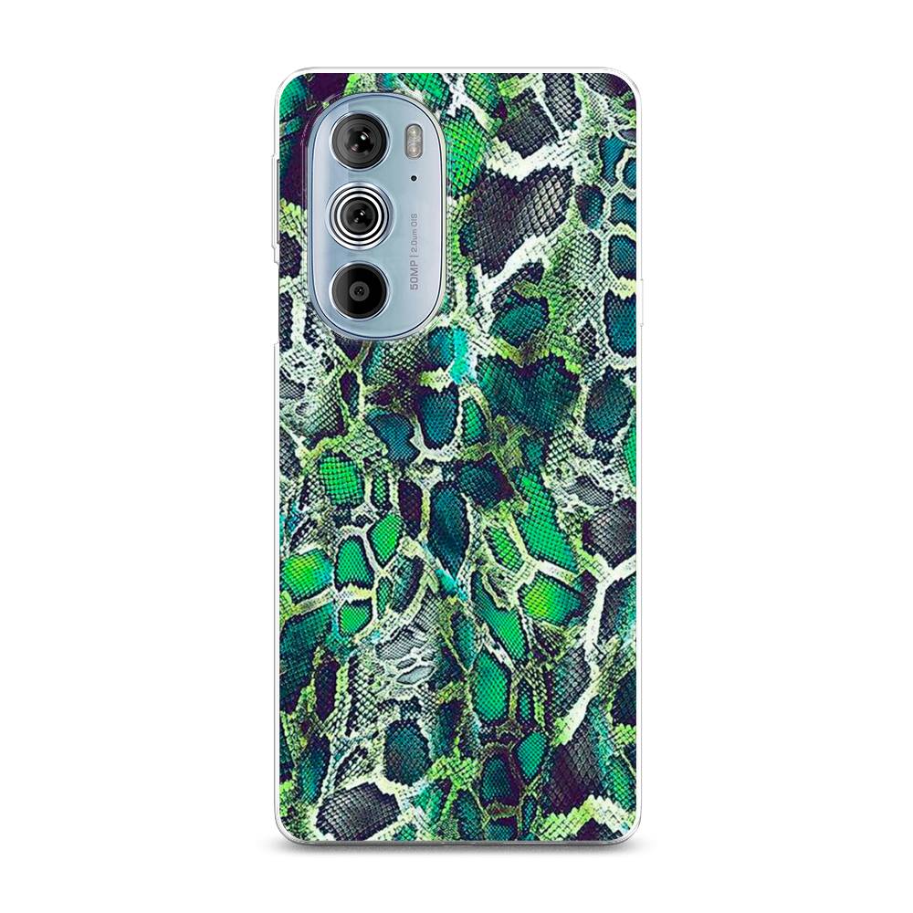 

Чехол Awog на Motorola Edge 30 Pro "Зеленая кожа змеи", Разноцветный, 243350-3