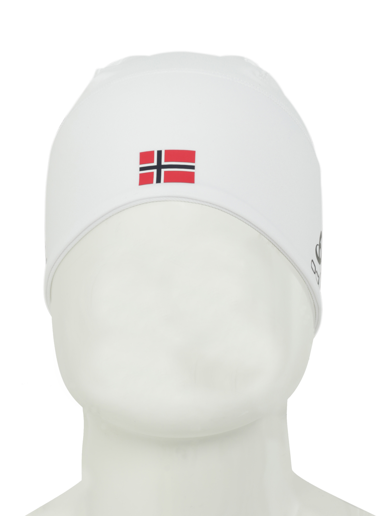 

Шапка Odlo 2022-23 Hat Polyknit Fan Warm White/Norwegian, Hat Polyknit Fan Warm