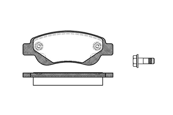 

Тормозные колодки Remsa передние для Citroen C1/Peugeot 107/Toyota Aygo 2005- 117700