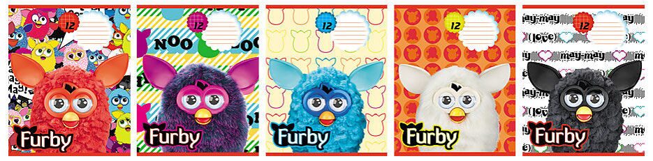 

Furby Тетрадь 12л клетка