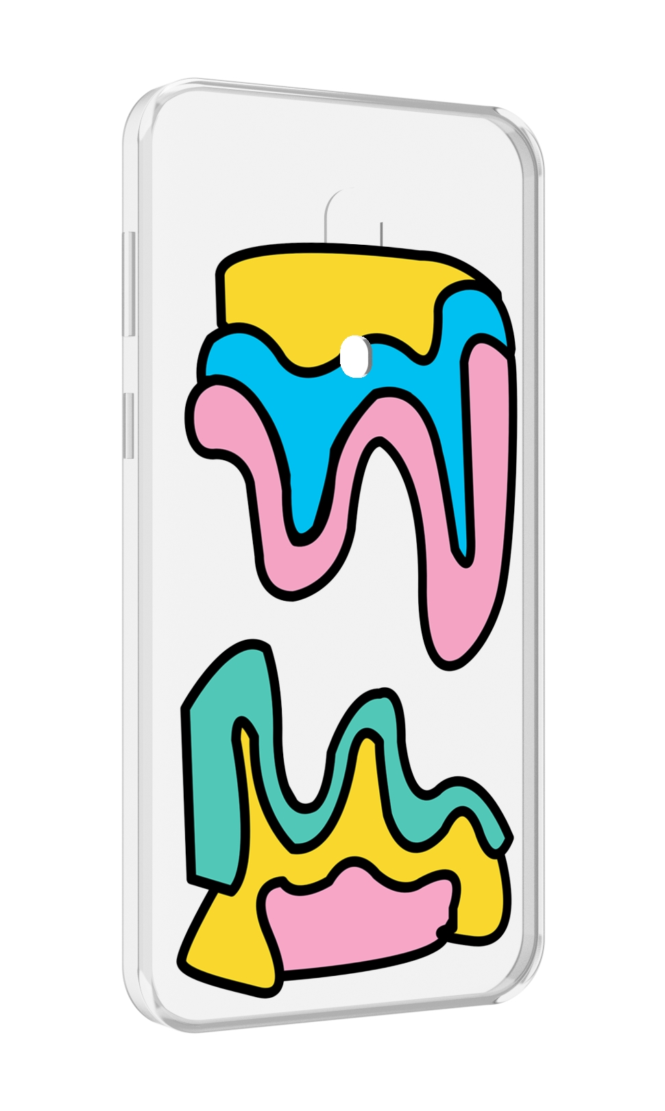 

Чехол MyPads вытекающая-абстракция для Meizu 16 Plus / 16th Plus, Прозрачный, Tocco