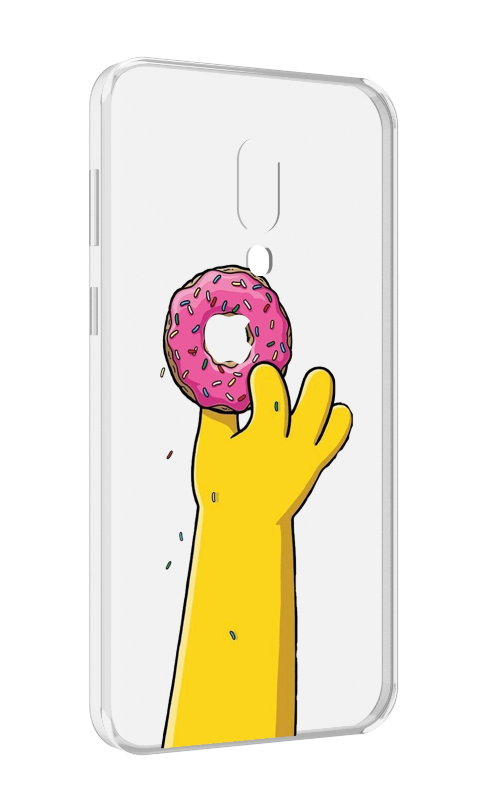 

Чехол MyPads вкусный-пончик для Meizu 16 Plus / 16th Plus, Прозрачный, Tocco