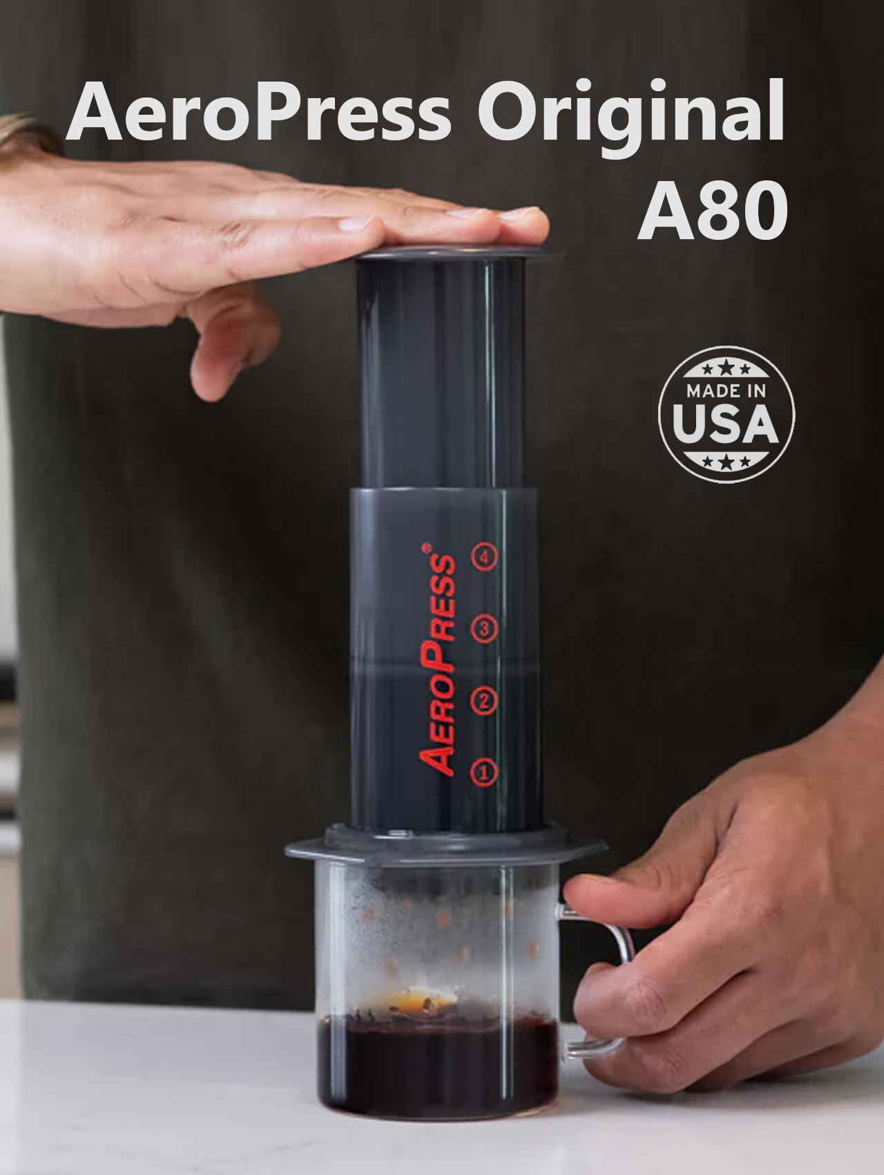 

Кофеварка ручная AEROBIE Aeropress A80, Черный, A80