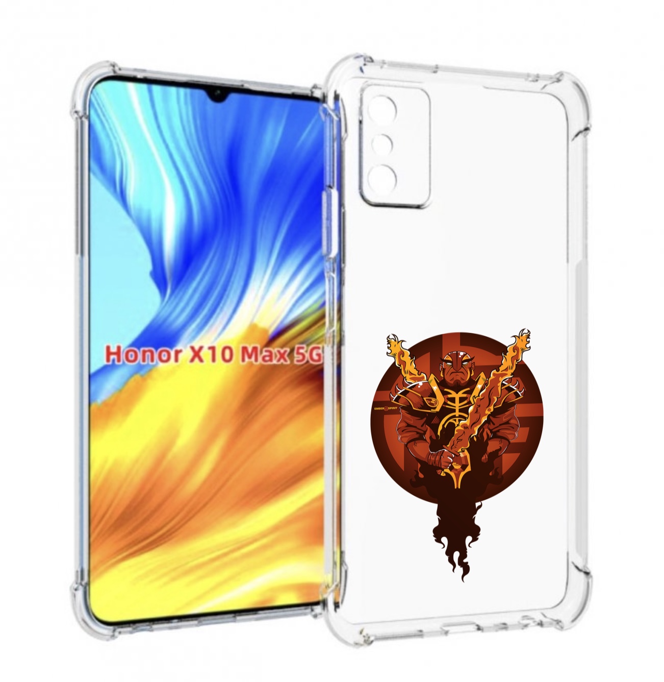 Чехол MyPads ember spirit для Honor X10 Max