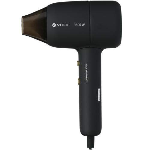 Фен VITEK VT-2237 1600 Вт черный массажер для мытья головы и ухода за волосами bradex сиреневый kz 0495