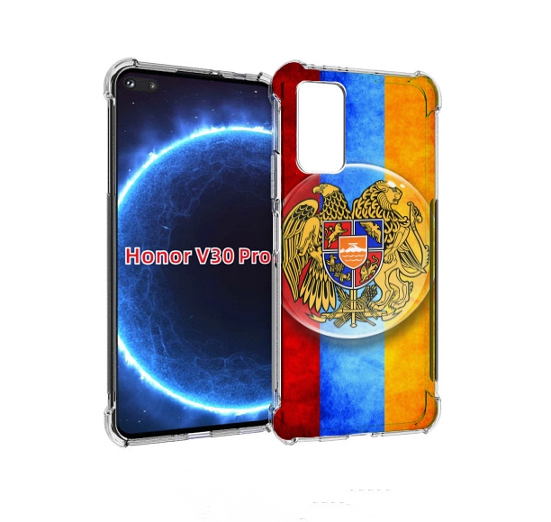 

Чехол бампер MyPads герб флаг армении для Honor V30 Pro, Прозрачный, Tocco