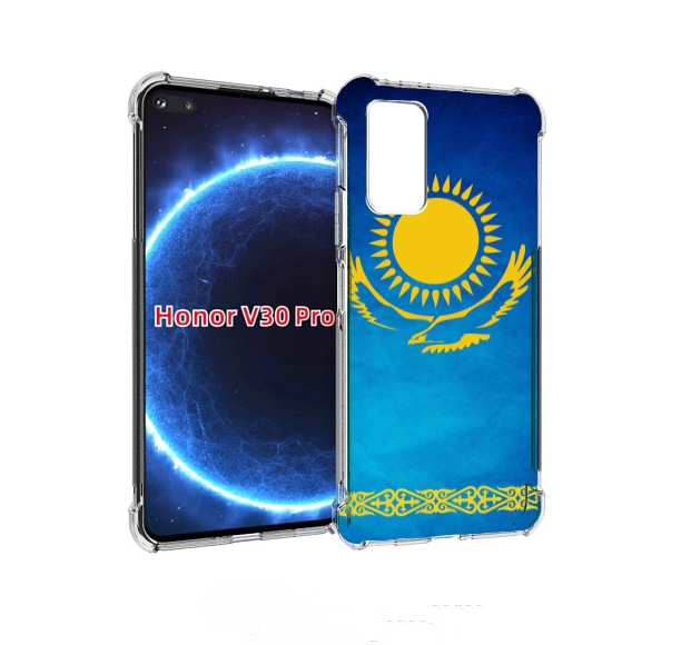 

Чехол бампер MyPads герб и флаг казахстана для Honor V30, Прозрачный, Tocco