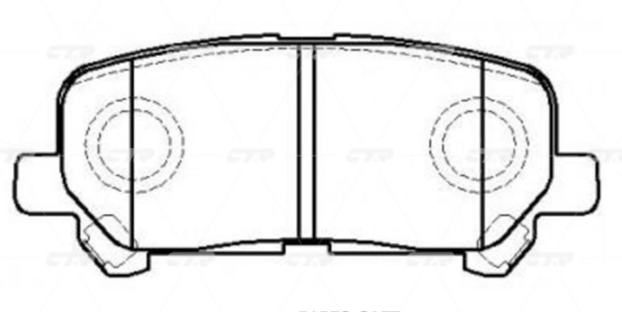 

Колодки дисковые задние \ Honda Pilot USA, Acura ZDX 3.5/3.7 09> GK0401
