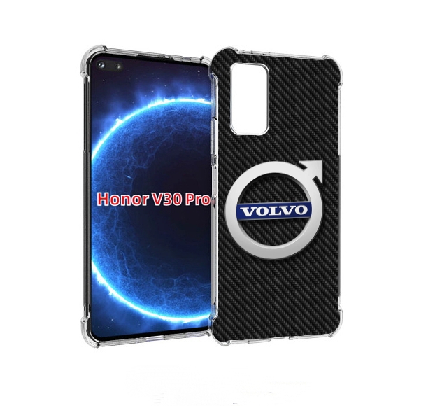 

Чехол бампер MyPads вольво volvo 3 для Honor V30 Pro, Прозрачный, Tocco
