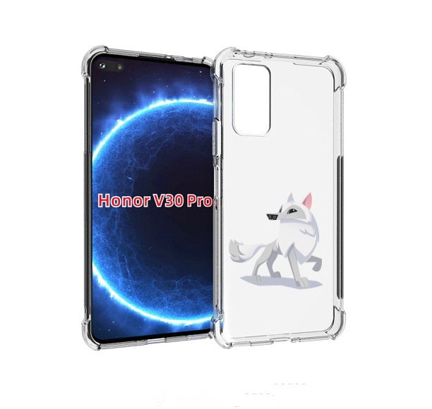 

Чехол бампер MyPads волчок-серый для Honor V30 Pro, Прозрачный, Tocco