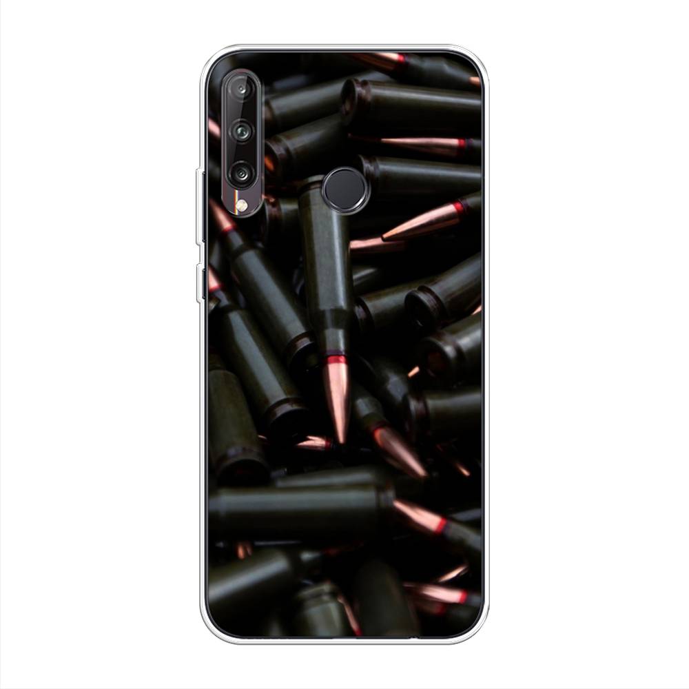 

Чехол Awog на Huawei P40 lite E "Пули черные", Черный, 612450-5