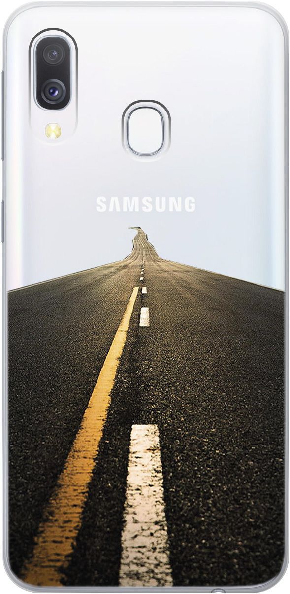 

Силиконовый чехол на Samsung Galaxy A40 с 3D принтом "Road" прозрачный, Прозрачный;коричневый, 5375