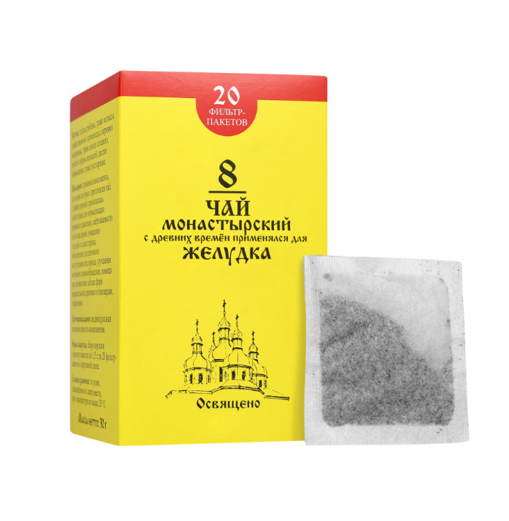 

Чай Монастырский №8 Для желудка, 30 г.